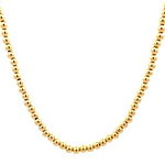 Cadena Pellet de Oro Amarillo 18K