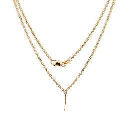 Cadena Rolo de Oro Amarillo 18K con 3 Dijes de Luna