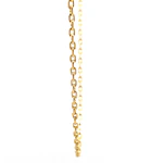 Cadena Limada de Oro Amarillo 18K