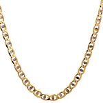 Cadena Banana Tres Oros 18K