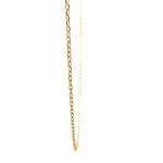 Cadena Limada de Oro Amarillo 18K