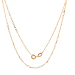 Cadena Fígaro 3x1 de Oro Amarillo 18K