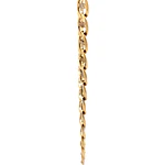 Cadena Banana Tres Oros 18K