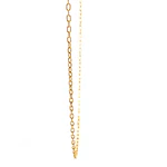Cadena Limada de Oro Amarillo 18K