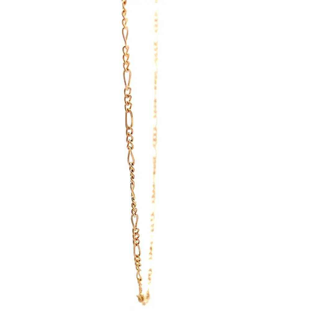 Cadena Fígaro 3x1 de Oro Amarillo 18K
