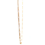 Cadena Fígaro 3x1 de Oro Amarillo 18K