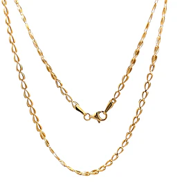 Cadena Ovalada Calada de Oro Amarillo 18K