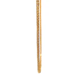 Cadena Espiga Doble de Oro Amarillo 18K