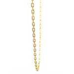 Cadena Limada de Oro Amarillo 18K