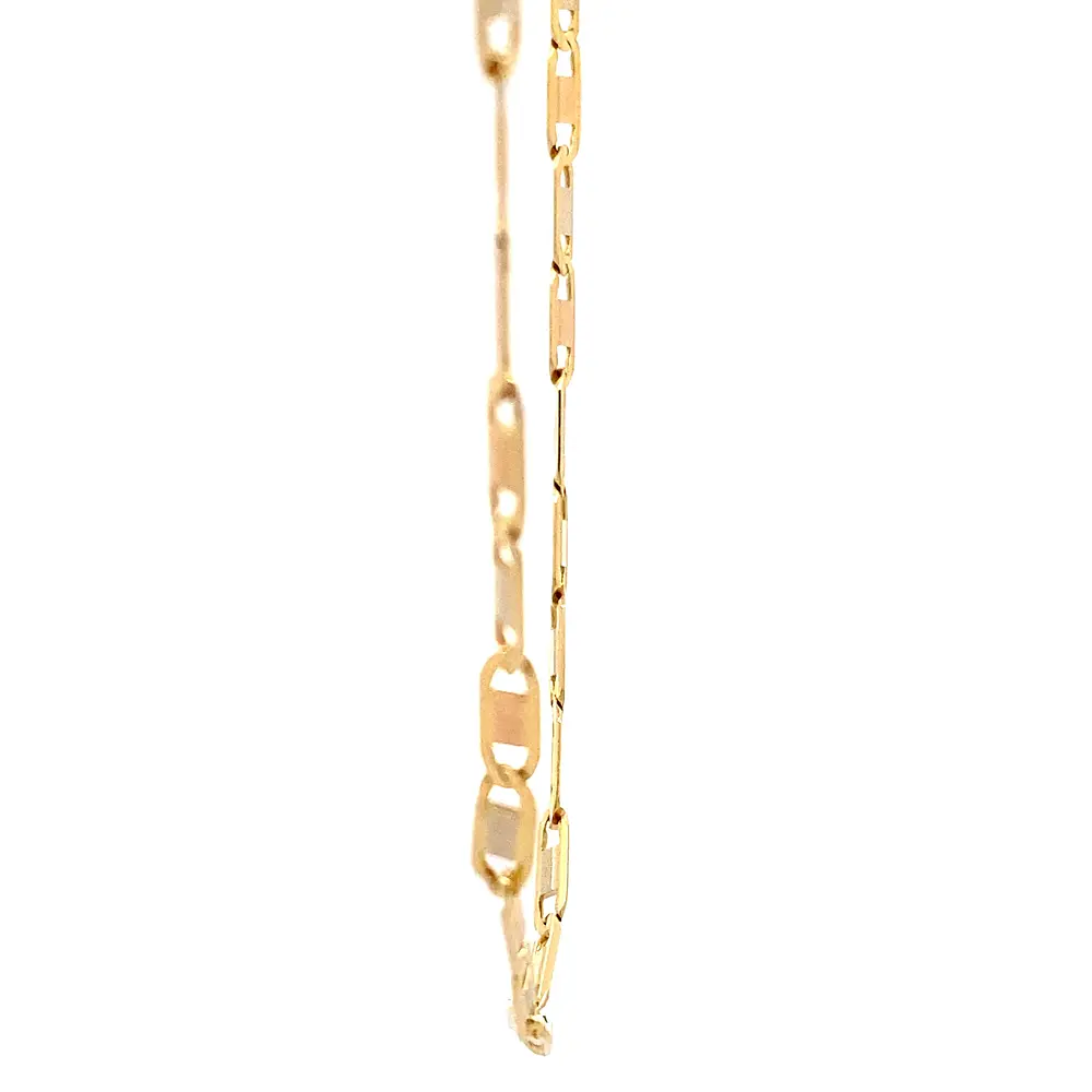 Cadena Valentino Tres Oros 18K