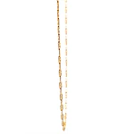 Cadena Banana de Oro Amarillo 18K