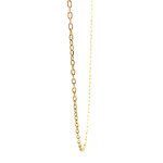 Cadena Limada de Oro Amarillo 18K