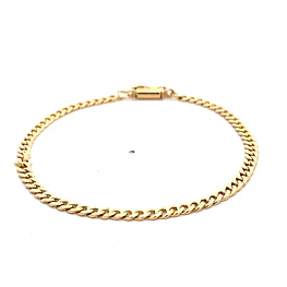 Pulsera Groumet de Oro Amarillo 18K