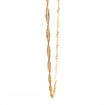Cadena Singapur de Oro Amarillo 18K