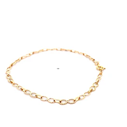 Pulsera de Infinitos Calados y Entorchados en Oro Amarillo 18K