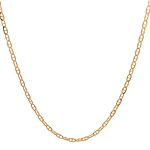 Cadena Banana de Oro Amarillo 18K