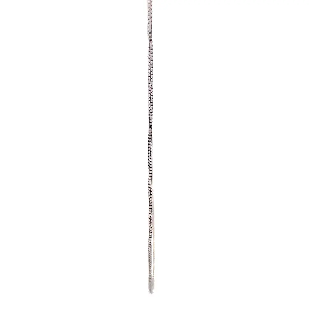 Cadena Veneciana de Oro Blanco 18K