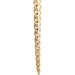 Cadena Banana Tres Oros 18K
