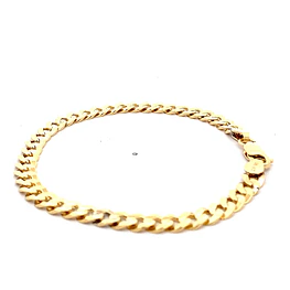 Pulsera Groumet de Oro Amarillo 18K