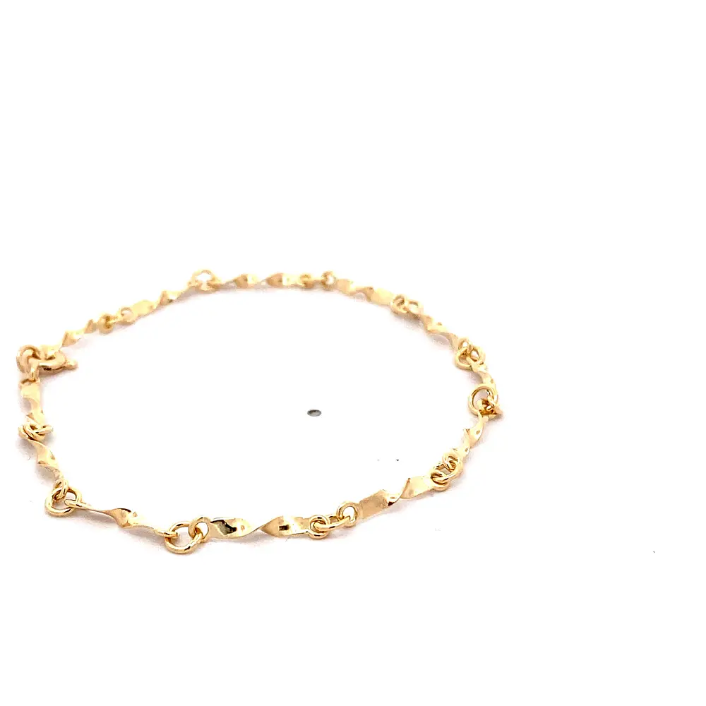 Pulsera Espirales de Oro Amarillo 18K