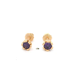 Aros Cuello de Payaso para Bebé en Oro Amarillo 18K