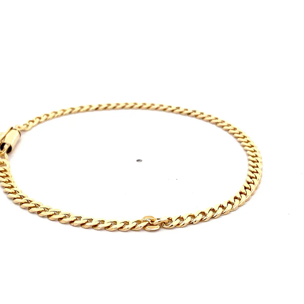Pulsera Groumet de Oro Amarillo 18K