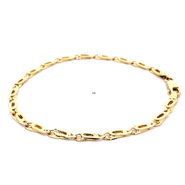 Pulsera Ojo Perdiz de Oro Amarillo 18K