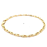 Pulsera Ojo Perdiz de Oro Amarillo 18K