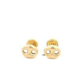 Aros Marinero para Bebé en Oro Amarillo 18K