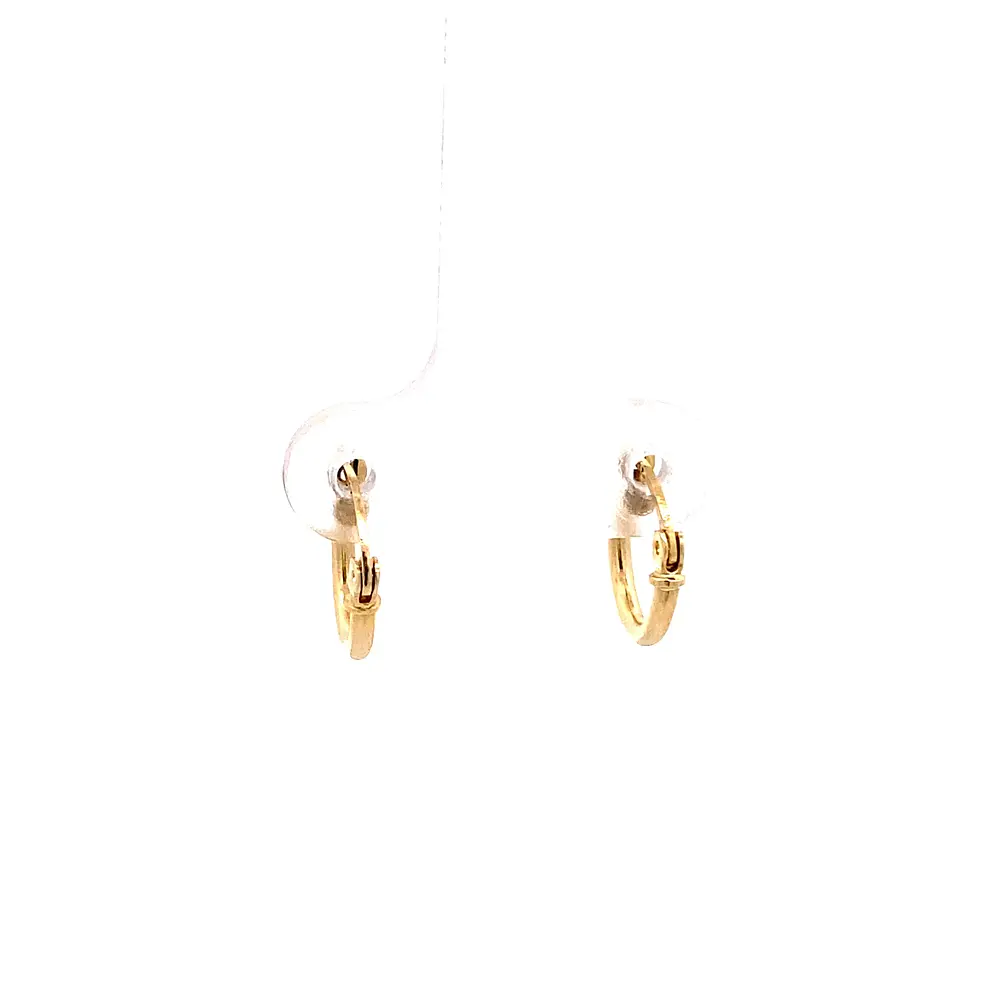 Aros Tubulares de Oro Amarillo 18K