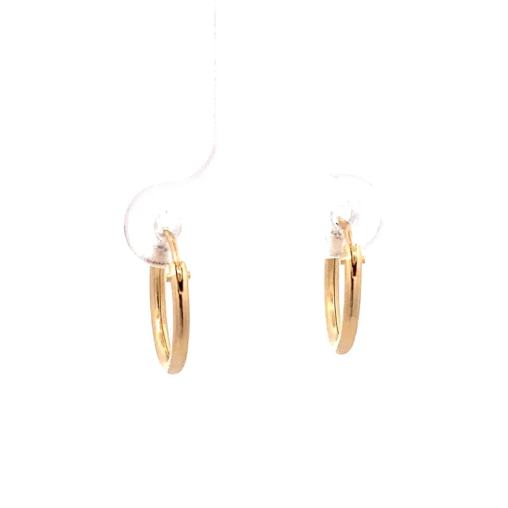 Aros Tubulares de Oro Amarillo 18K