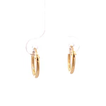 Aros Tubulares de Oro Amarillo 18K