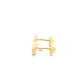 Aros Marinero para Bebé en Oro Amarillo 18K