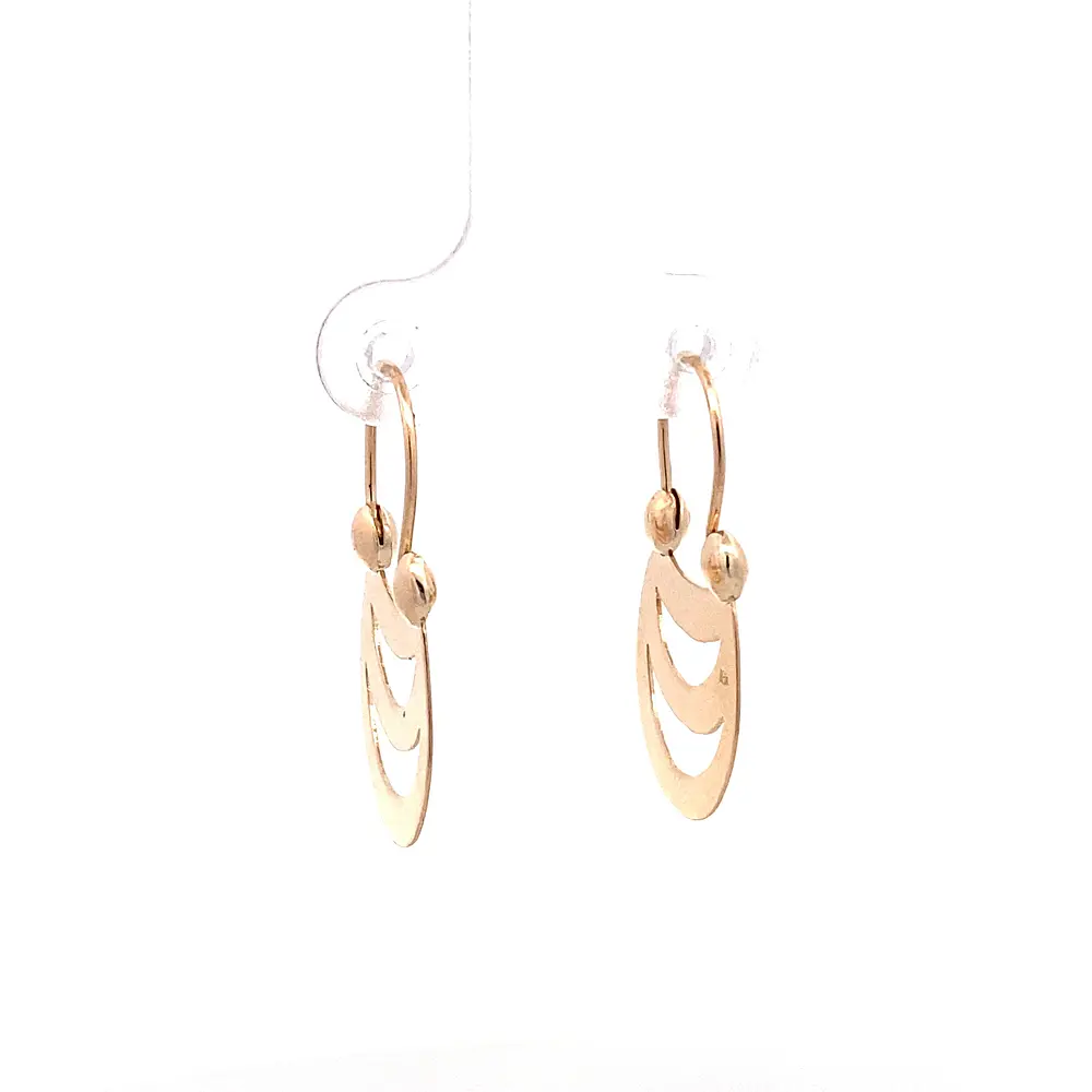 Aros Araucanos de Oro Amarillo 18K