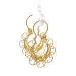Aros de Filigrana en Oro Amarillo 18K
