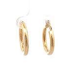 Aros Tubulares de Oro Amarillo 18K