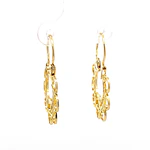Aros de Filigrana en Oro Amarillo 18K