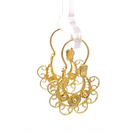 Aros de Filigrana en Oro Amarillo 18K