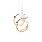Aros Botes de Oro Amarillo 18K