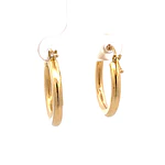 Aros Tubulares de Oro Amarillo 18K