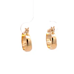 Aros Botes de Oro Amarillo 18K