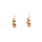 Aros Botes de Oro Amarillo 18K