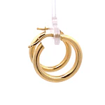 Aros Tubulares de Oro Amarillo 18K