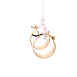 Aros Botes de Oro Amarillo 18K