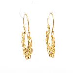 Aros de Filigrana en Oro Amarillo 18K
