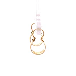 Aros Botes de Oro Amarillo 18K