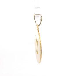Colgante Circular Tauro de Oro Amarillo 18K Mateado