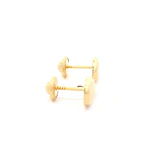 Aros Alas para Bebé de Oro Amarillo 18K