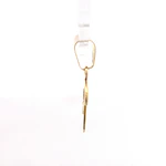 Colgante Letra A Cursiva Calada de Oro Amarillo 18K