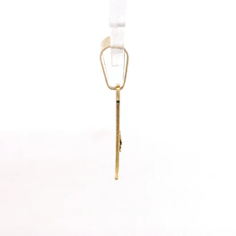 Colgante Letra A Calada de Oro Amarillo 18K